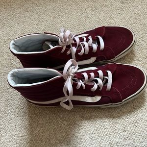 Dark Red Vans
